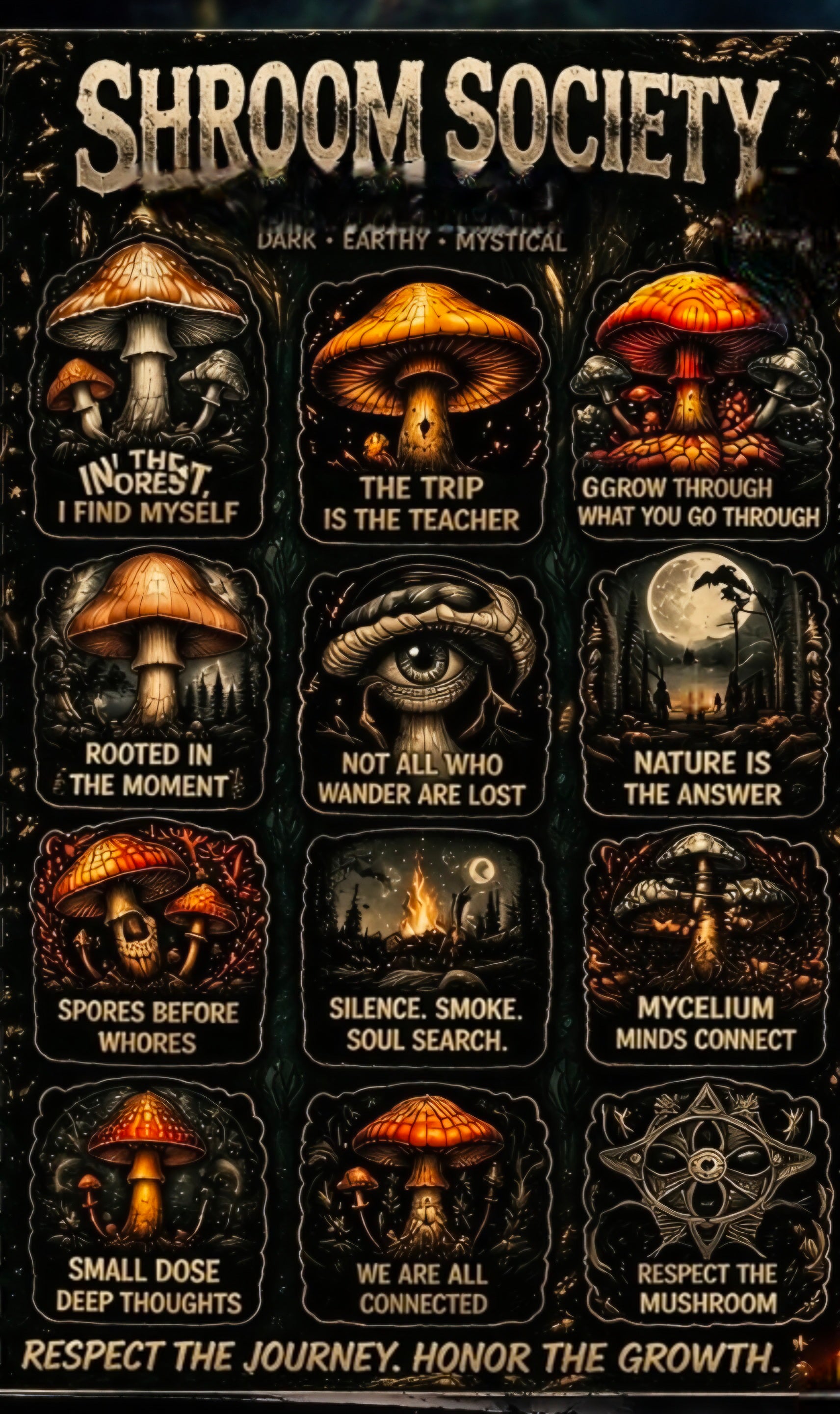Dab Dimensions™  Shroom City Sticker Book – Vol. 2