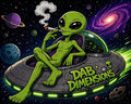 Dab Dimensions™ Cosmic Vibes Bundle – 3 Psychedelic Sticker Pack Collection