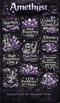 Dab Dimensions™  Amethyst Sticker Book – Vol. 2