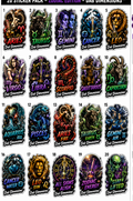 Dab Dimensions™ Zodiac Edition Sticker Pack – Cosmic Astrology Psychedelic Collection